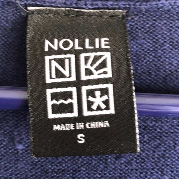 Nollie Boho Blue Aztec Print Long Grandpa Cardigan Small - Picture 7 of 14